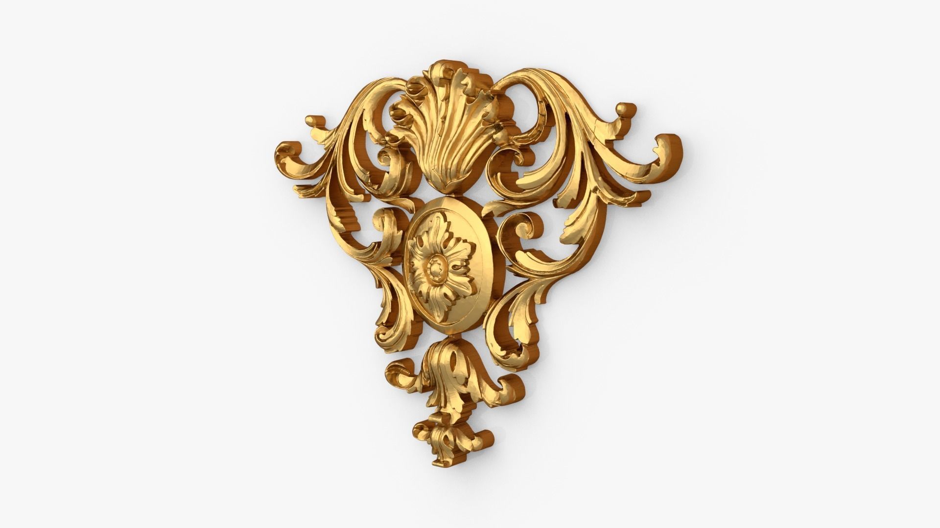 Classic decor ornament 287 3D model_2