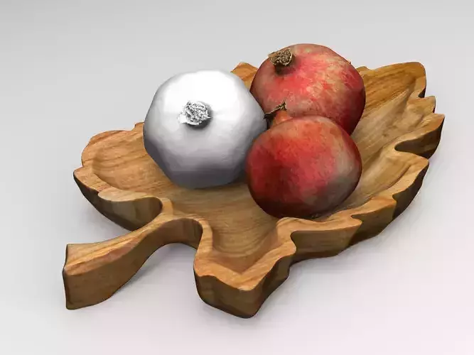 Grape leaf plate CNC