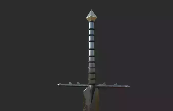 Ringwraith Nazgul Sword 3D DIGITAL DOWNLOAD FILE 3D print model