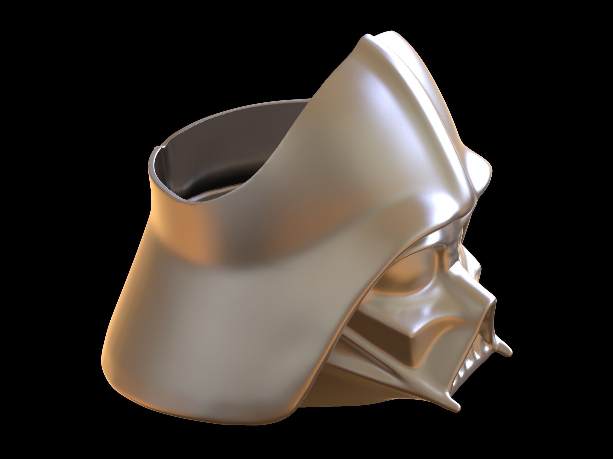SCULPTED VADER PENCIL HOLDER 3D print model_8