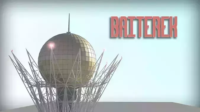 Bayterek Baiterek Astana Kazakhstan 3D model
