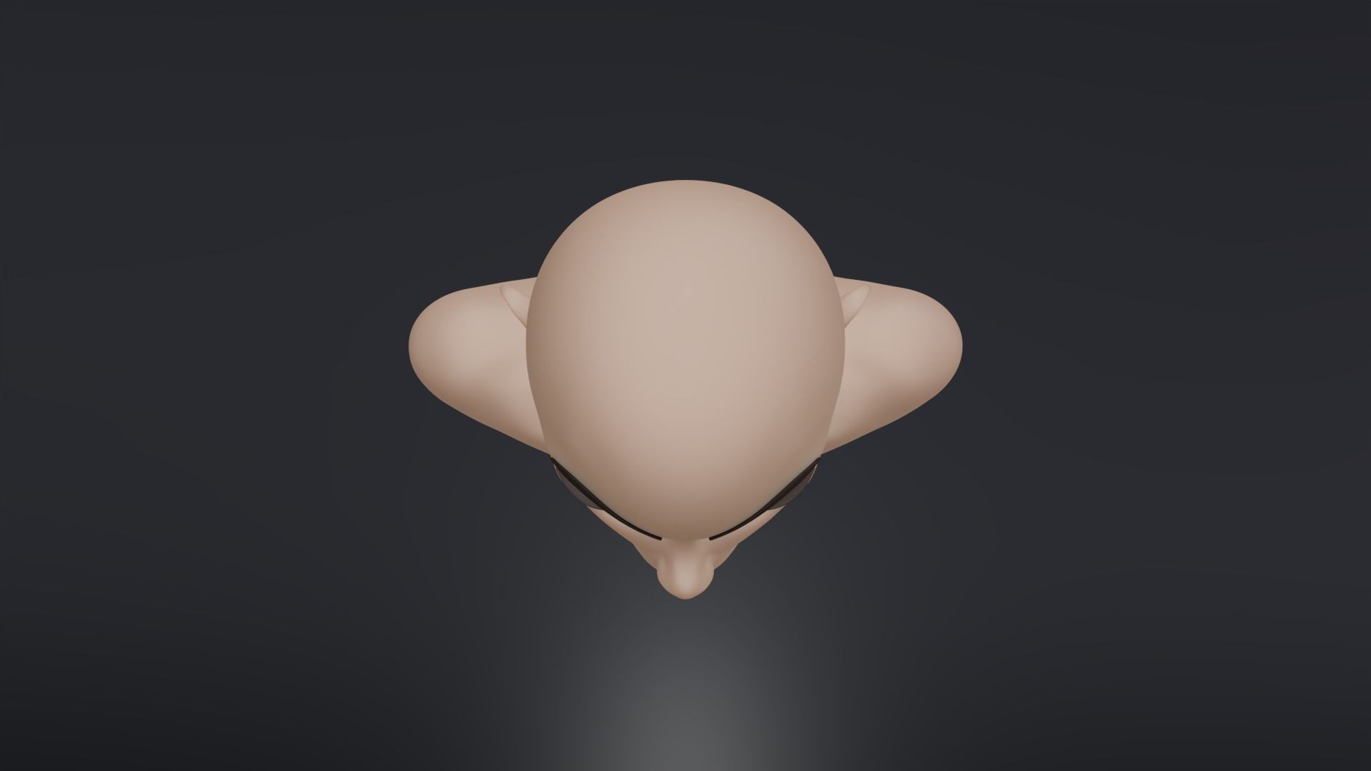 Female Head 3D model_9
