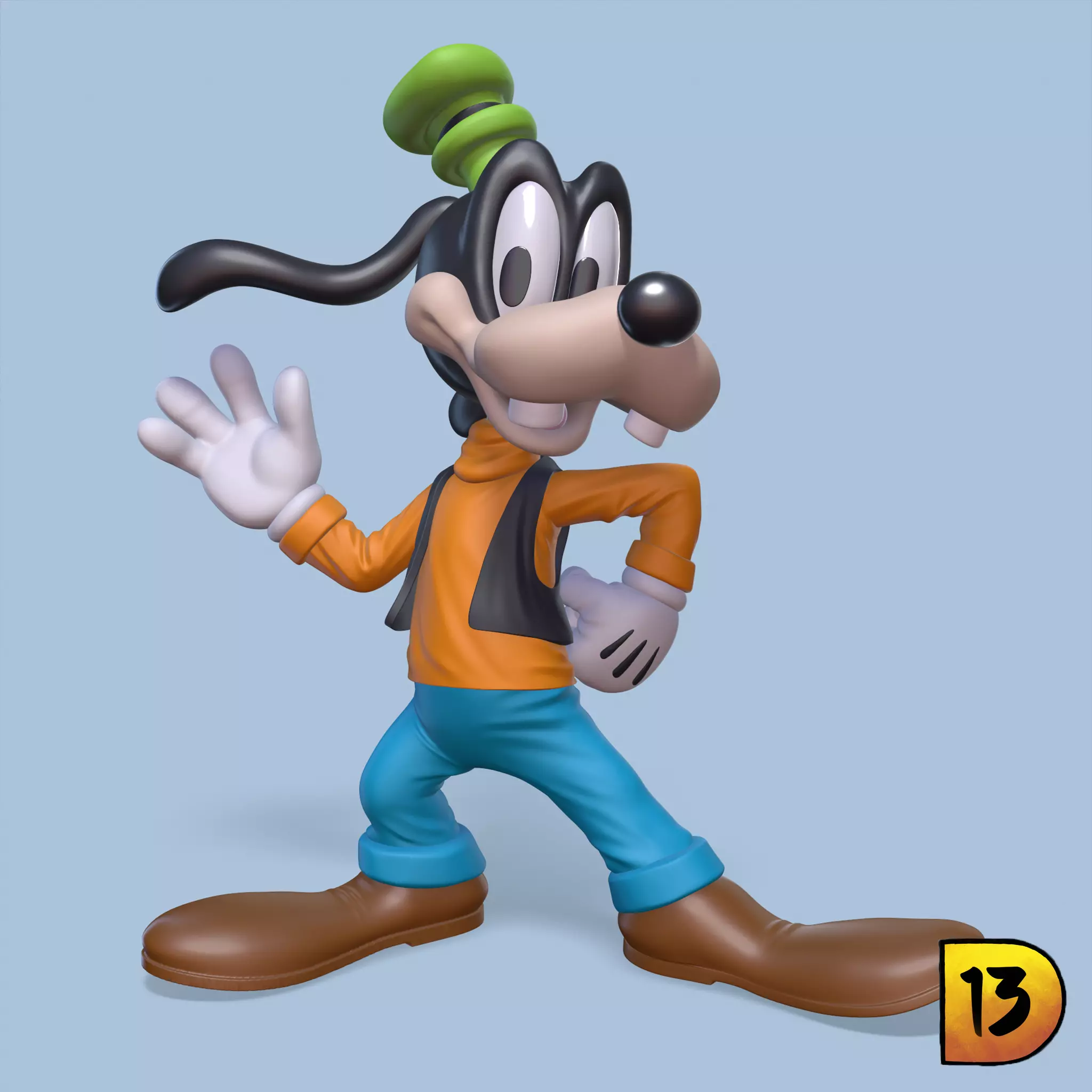 MiniPrint 003 - Goofy 3D print model_0