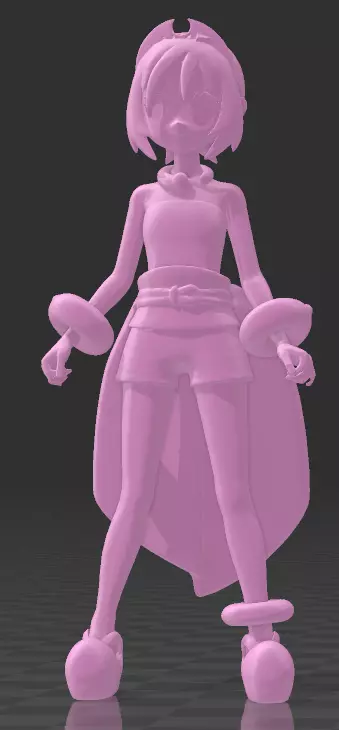 Irida pokemon trainer 3D print model_0