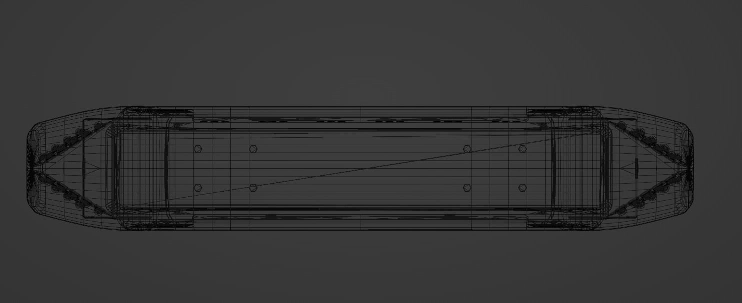 DBS 4000 Lightbar Low-poly 3D model_6
