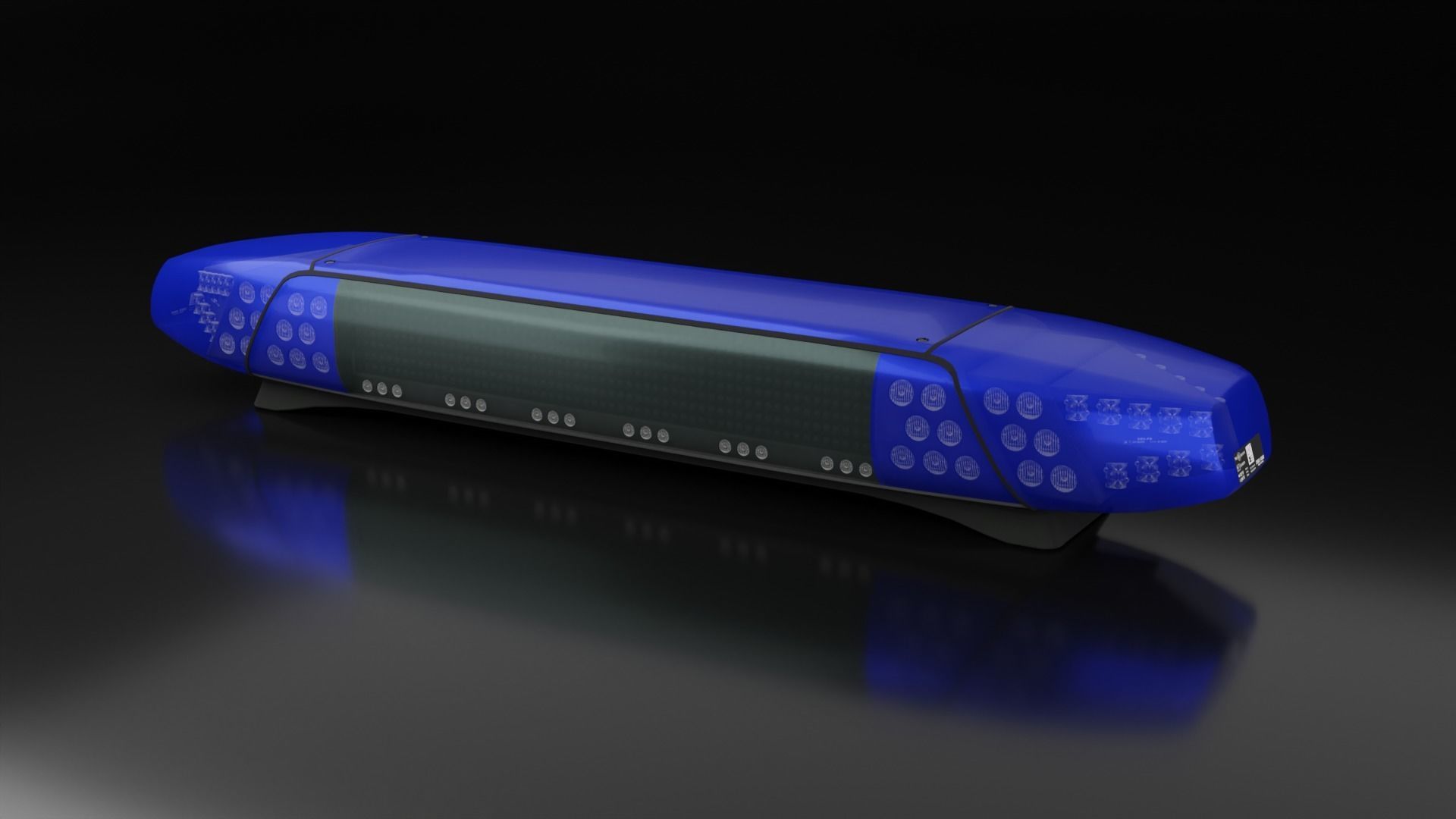 DBS 4000 Lightbar Low-poly 3D model_1