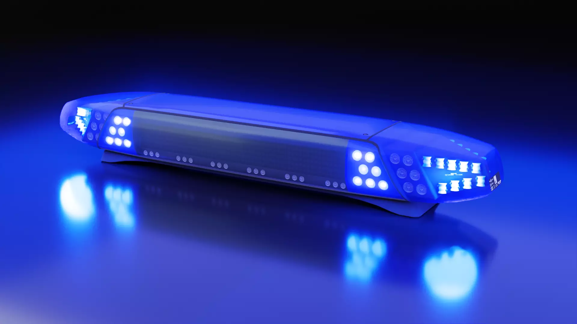 DBS 4000 Lightbar Low-poly 3D model_0