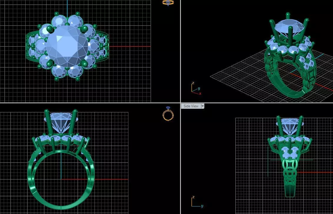 nhan dong tien nu 3D print model_0
