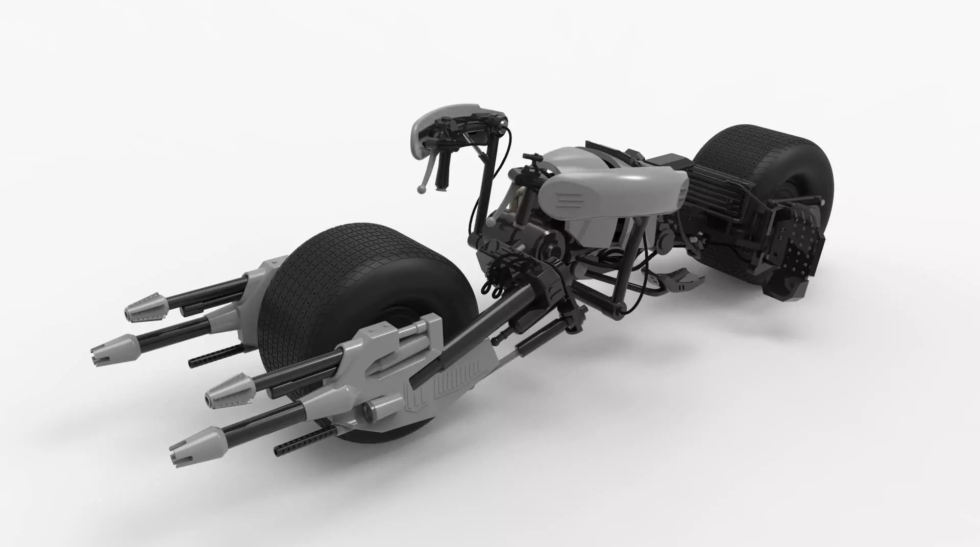 Batman Batpod Motorcycle 3D print model_0