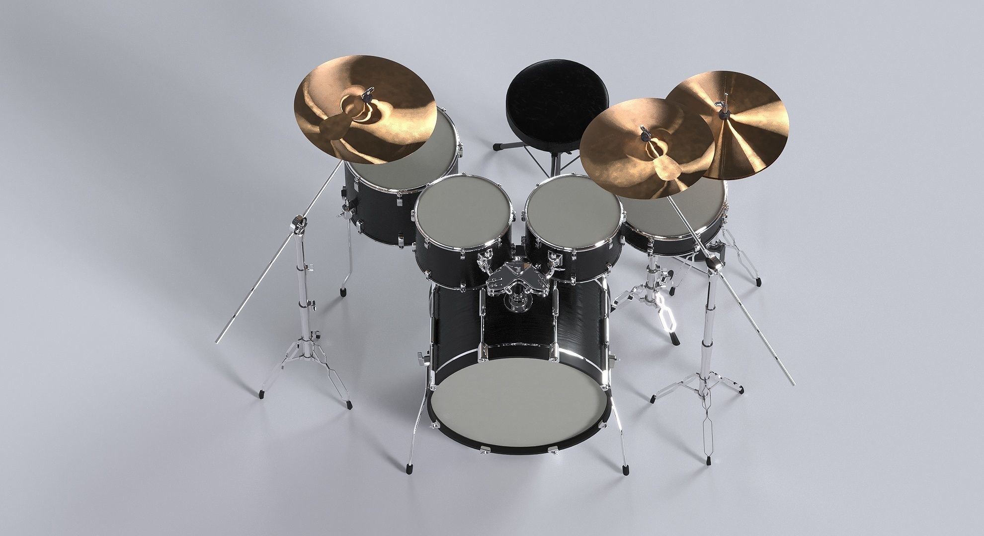 Drum kit 3D model 3D model_15
