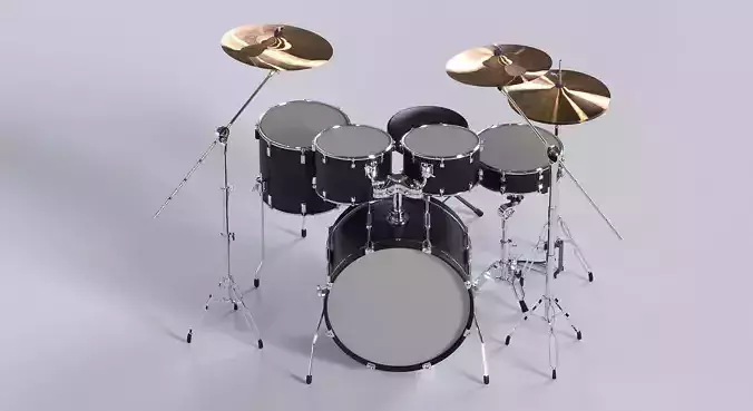 Drum kit 3D model 3D model