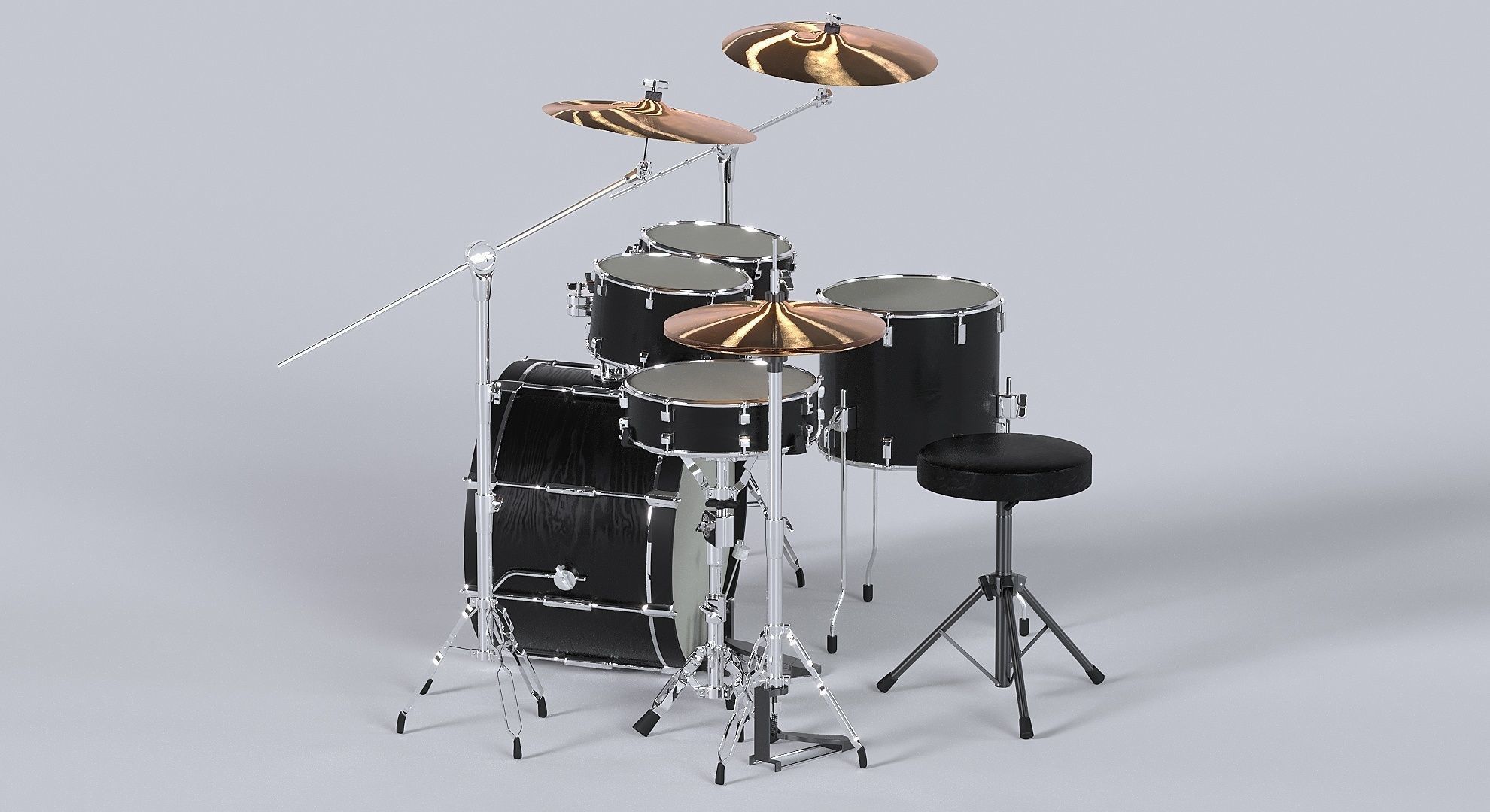Drum kit 3D model 3D model_20