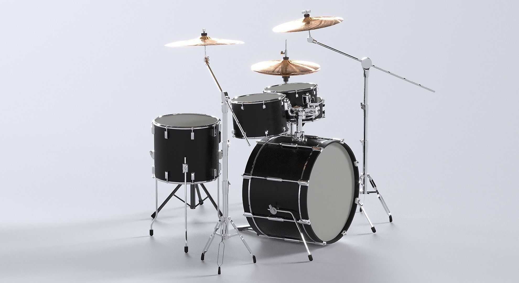 Drum kit 3D model 3D model_6