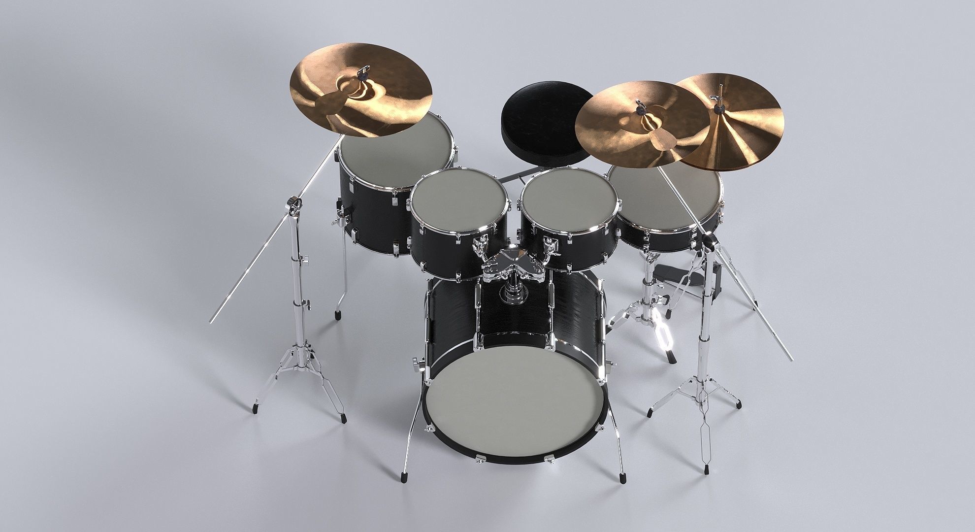 Drum kit 3D model 3D model_17