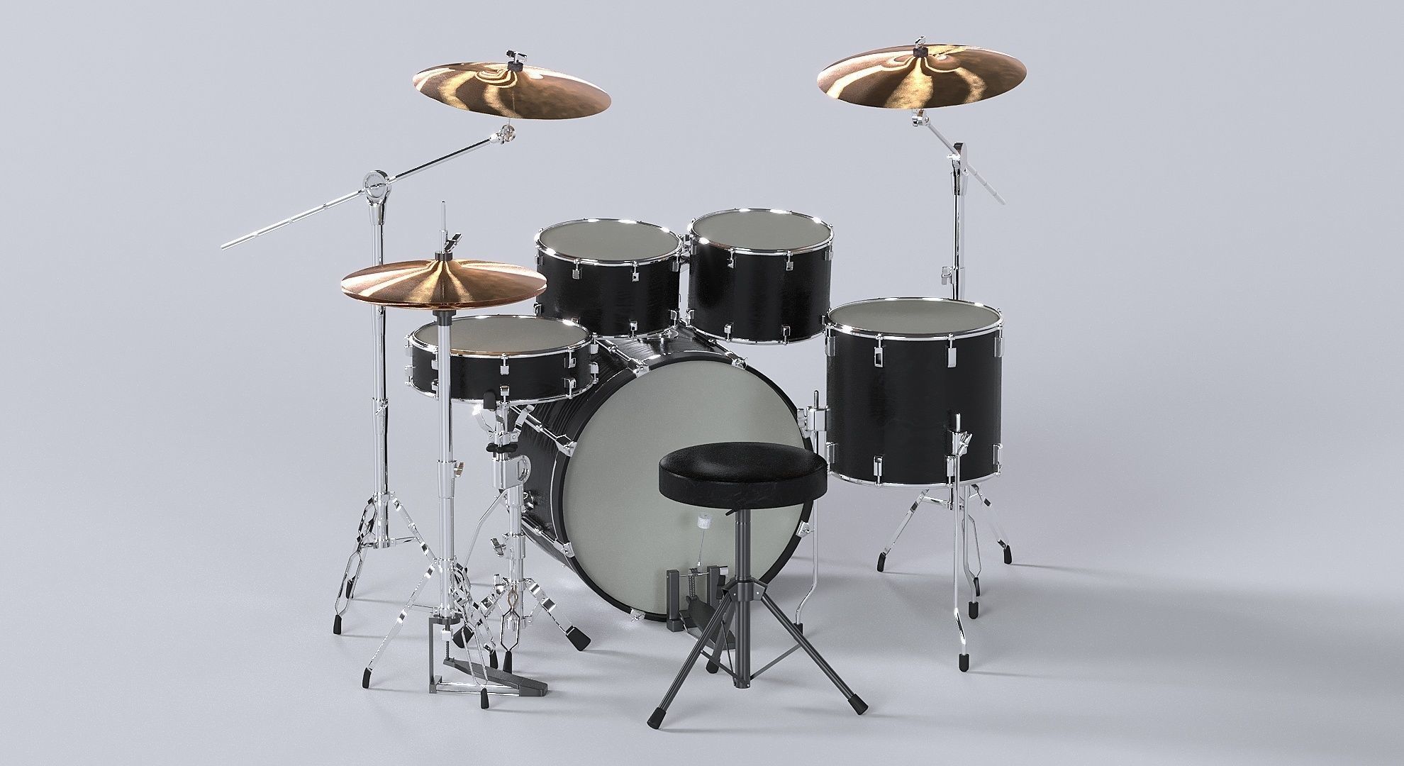 Drum kit 3D model 3D model_16
