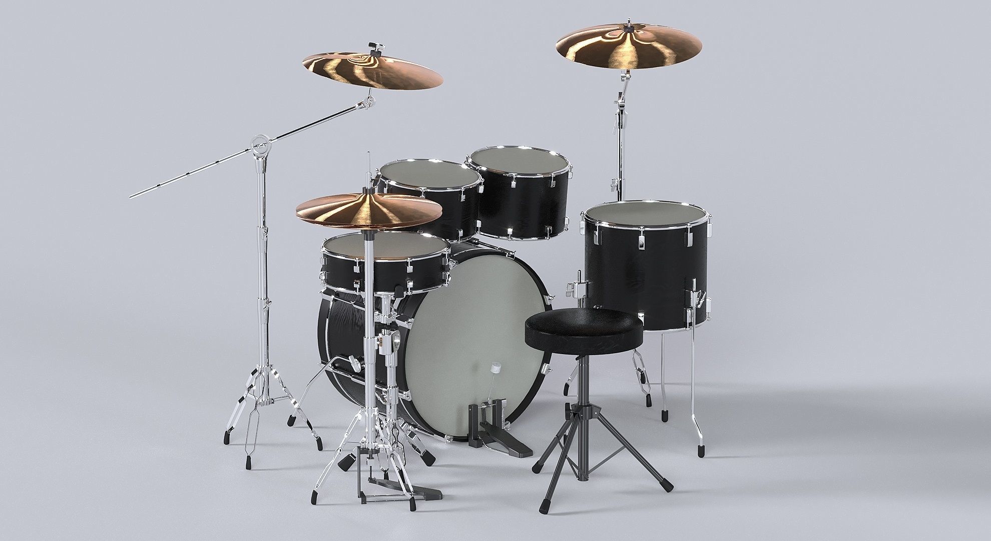 Drum kit 3D model 3D model_18