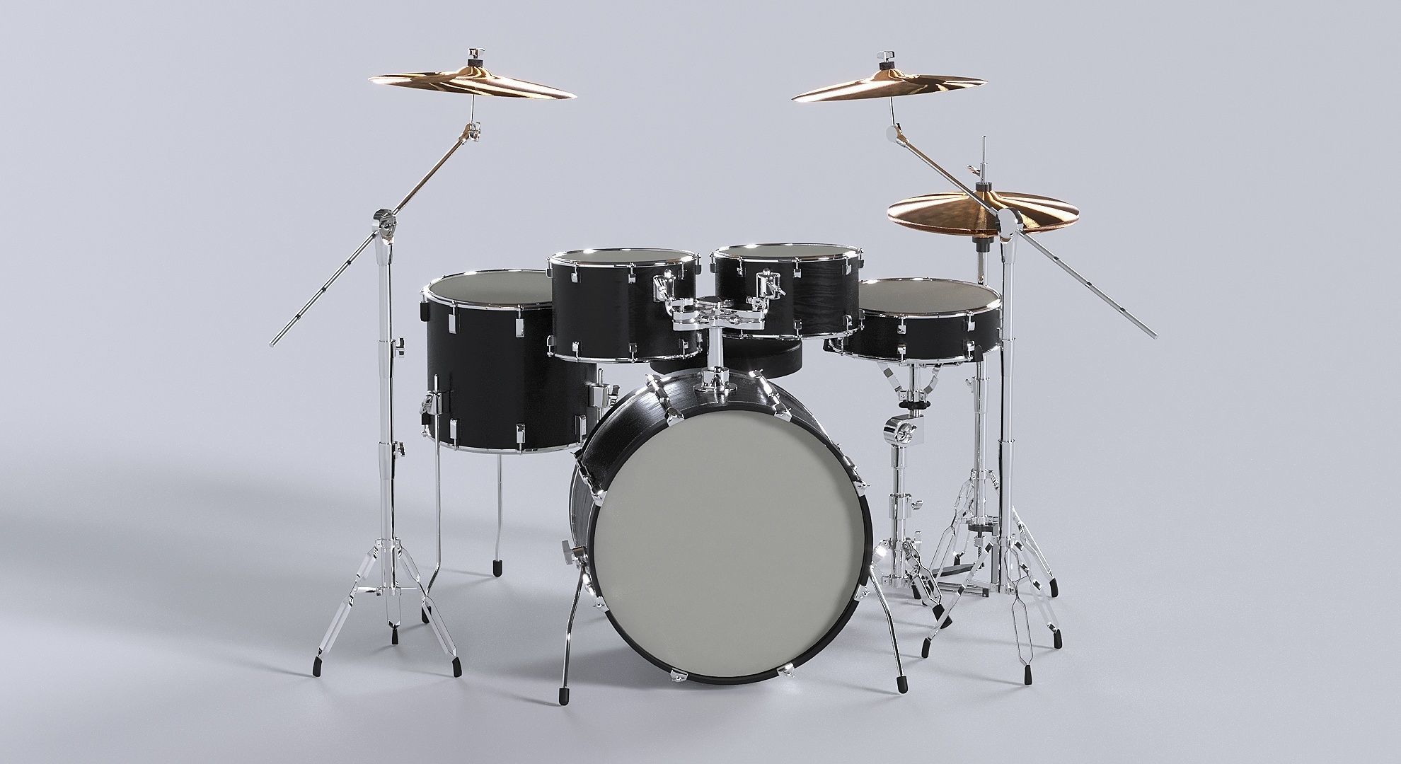 Drum kit 3D model 3D model_3