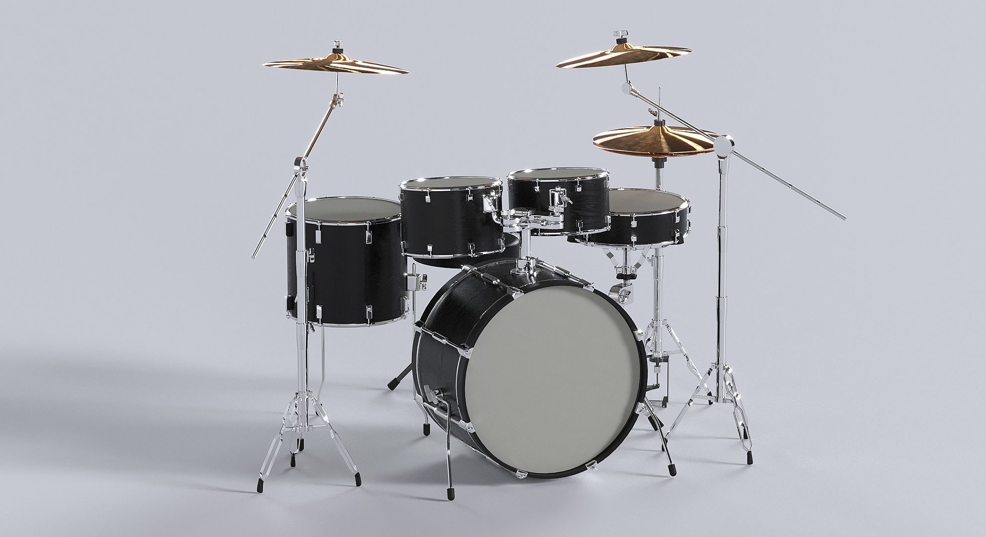 Drum kit 3D model 3D model_4