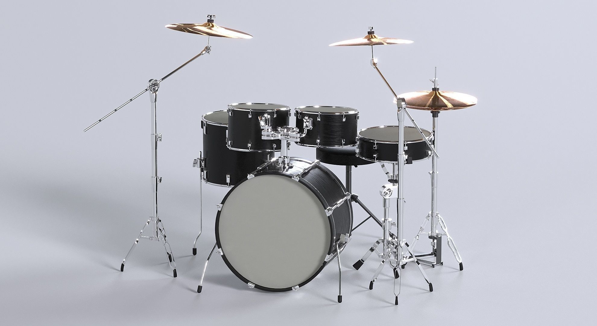 Drum kit 3D model 3D model_25