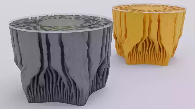 Differential Coffee Table 3D model