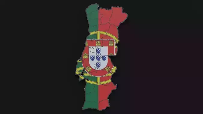 Political Map of Portugal
