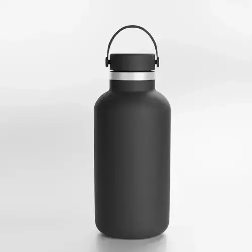 Black Steel Water bottle 