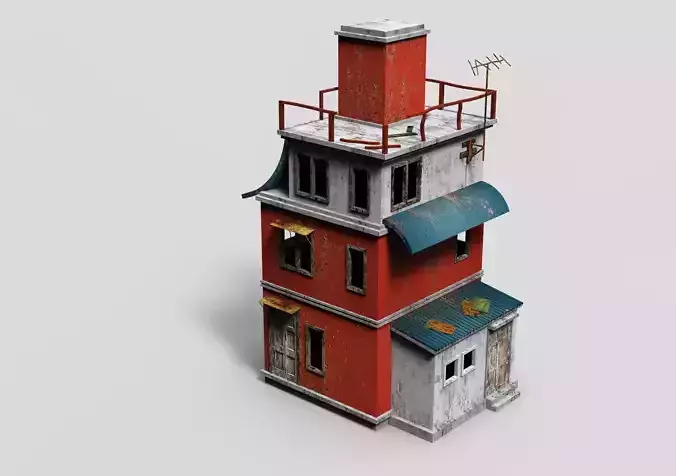 PUBG House 3D print model