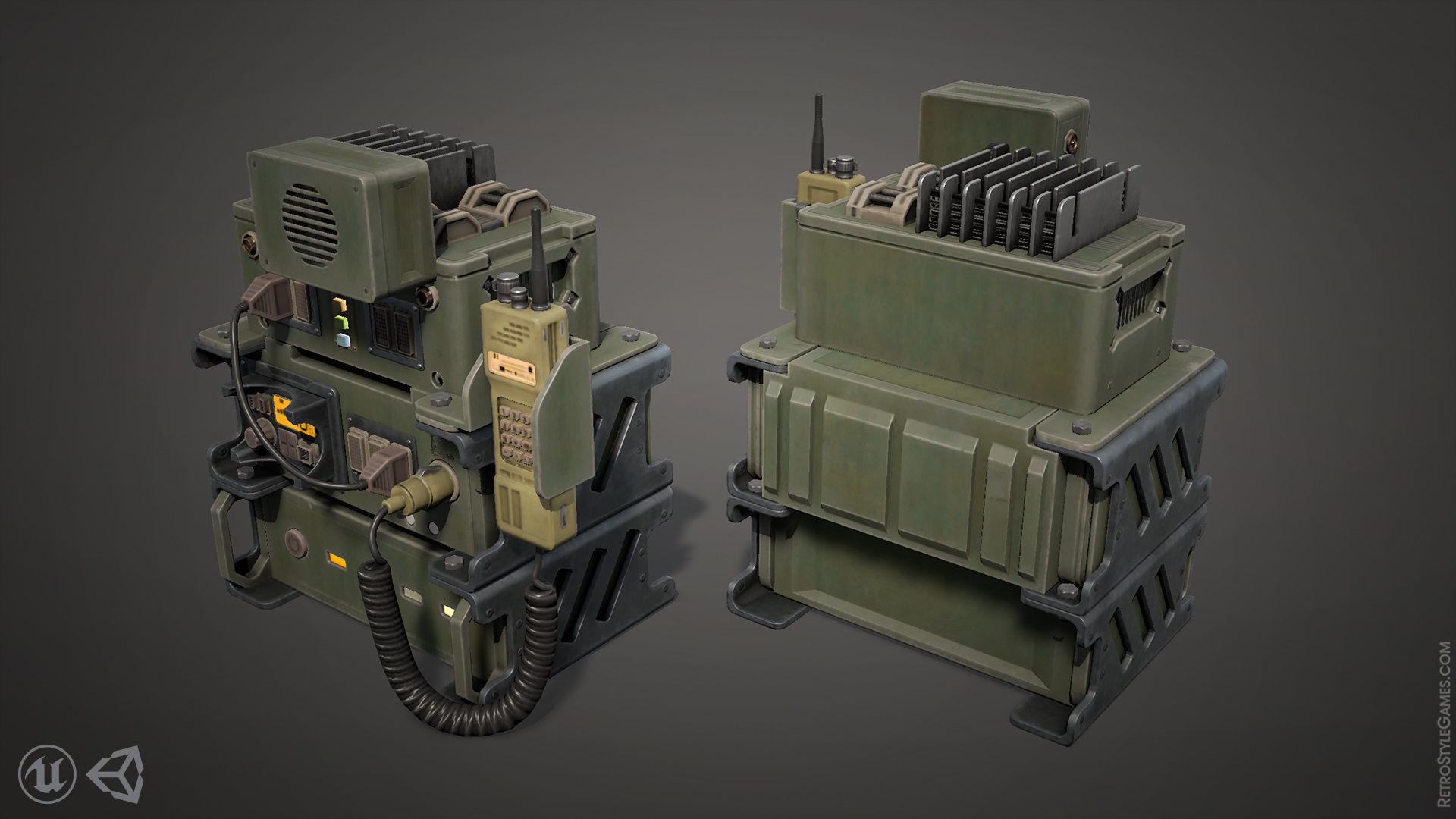 Defense Line Vol7 - Military Operations Hub Low-poly 3D model_3