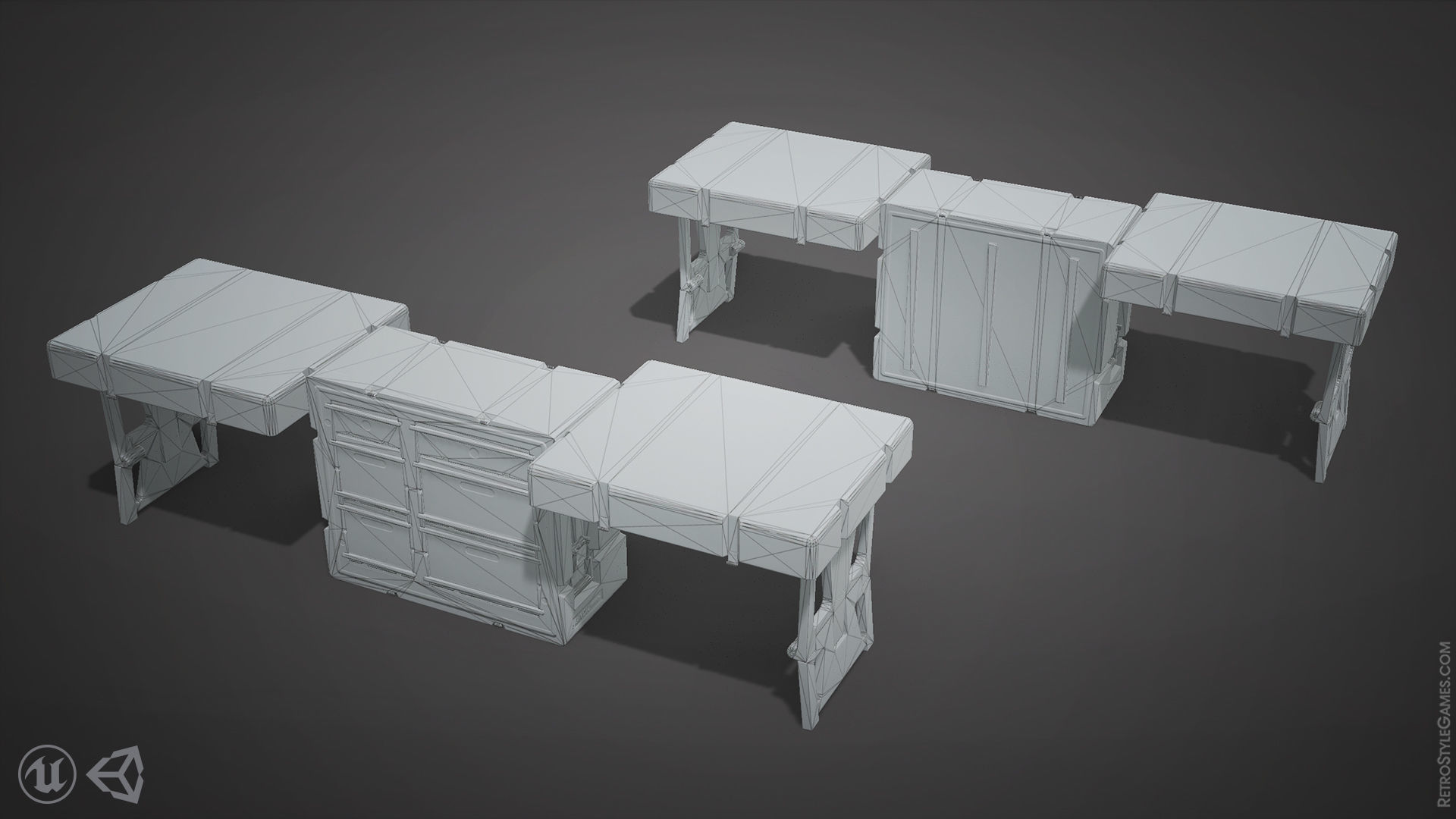 Defense Line Vol7 - Military Operations Hub Low-poly 3D model_10