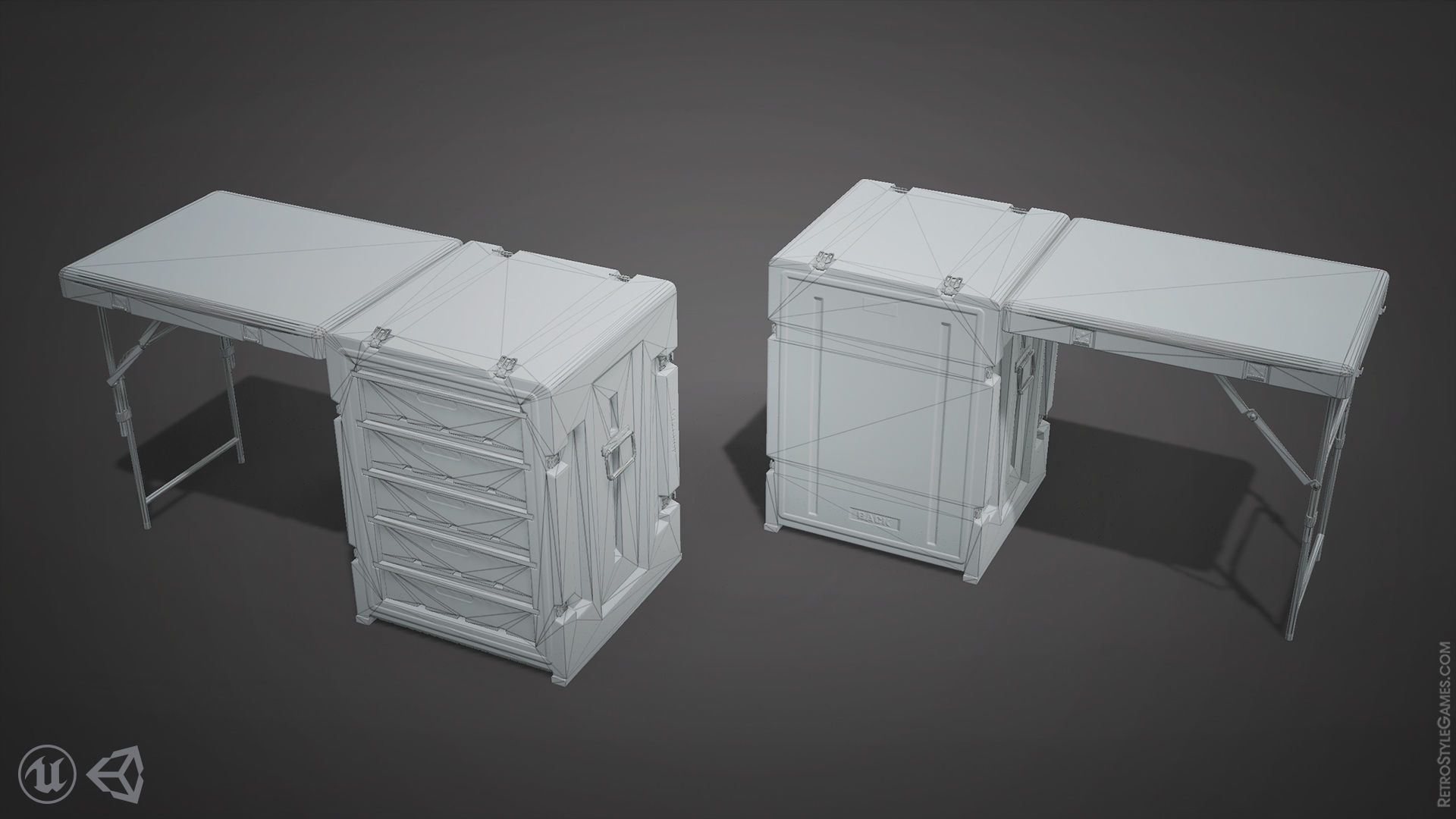 Defense Line Vol7 - Military Operations Hub Low-poly 3D model_12