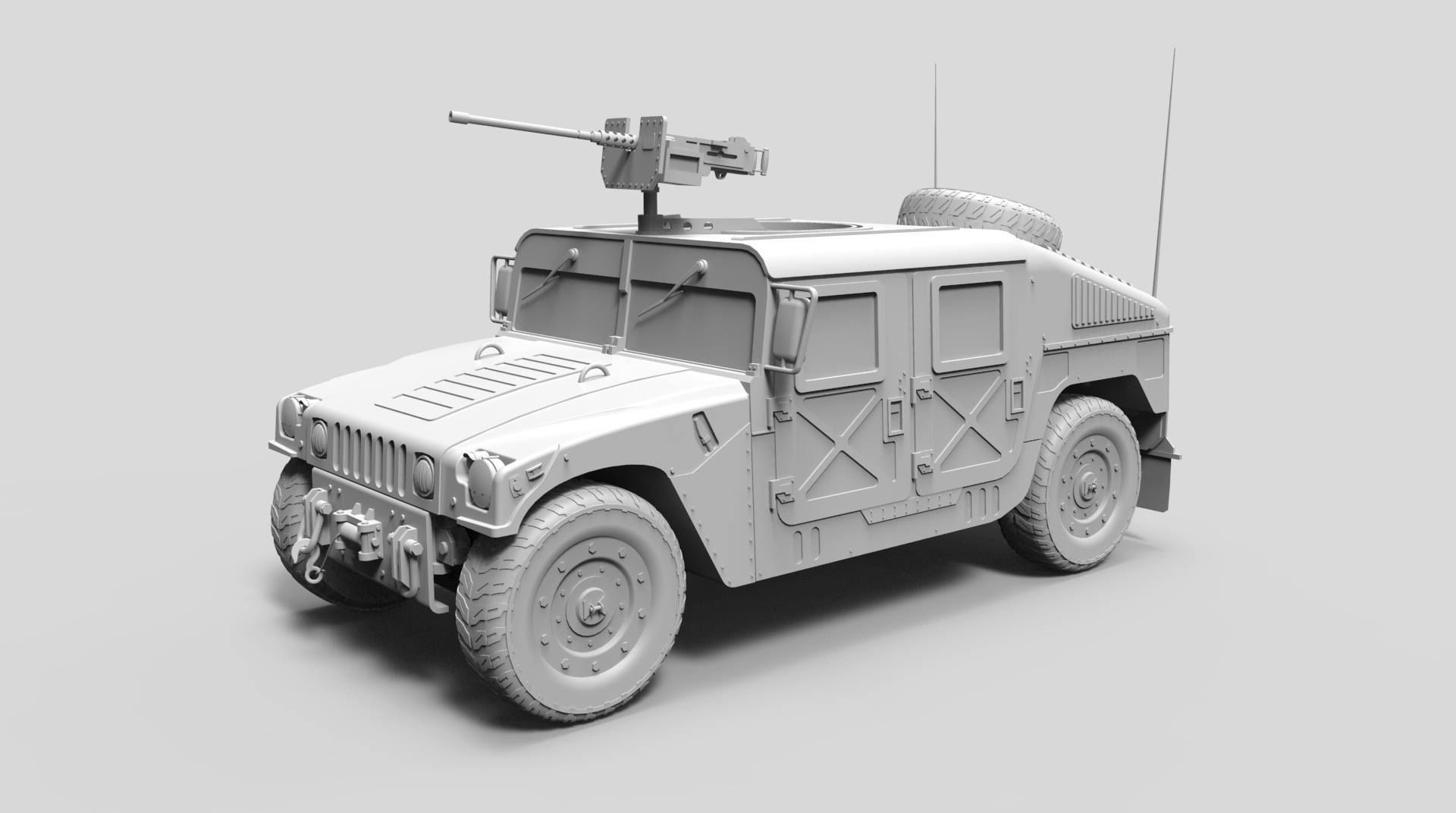 Humvee 3D print model_2