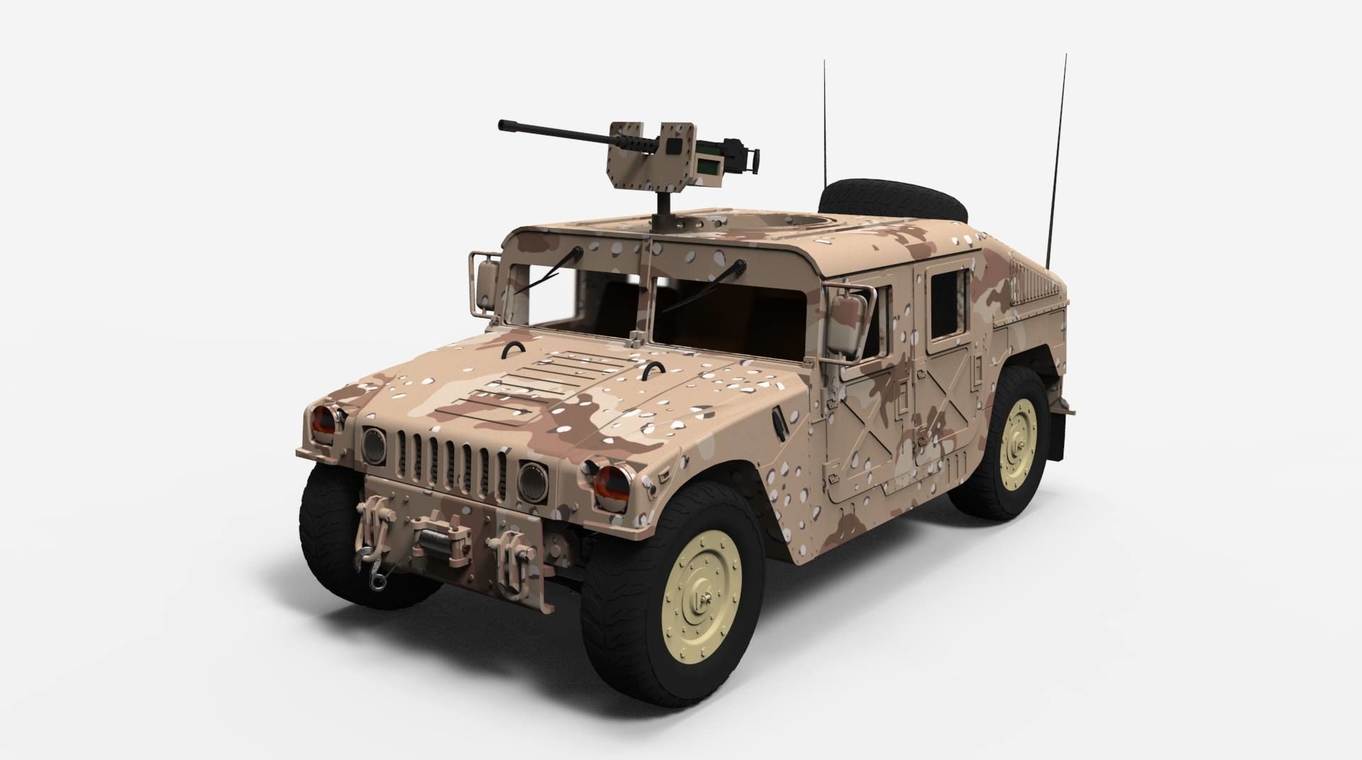 Humvee 3D print model_5