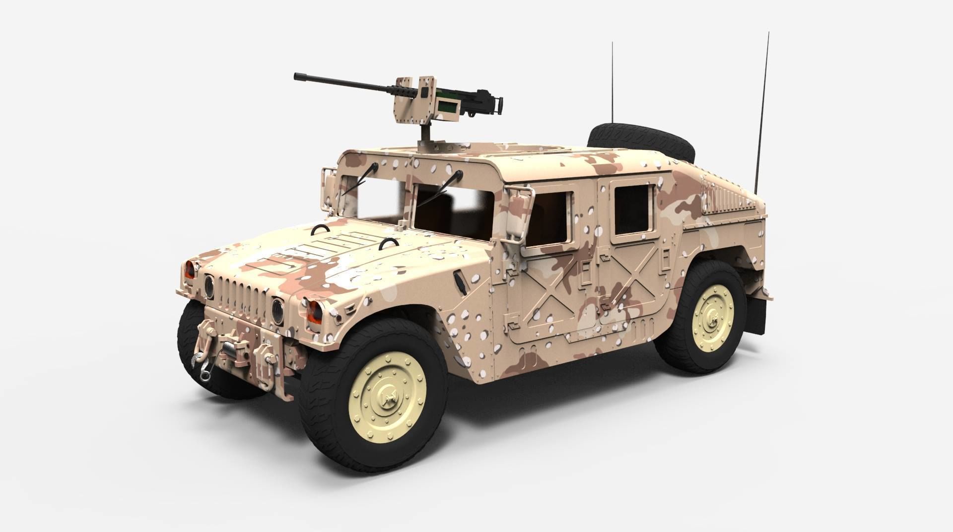 Humvee 3D print model_3