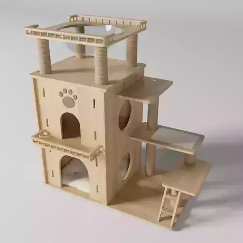 Cat Condo 3D model