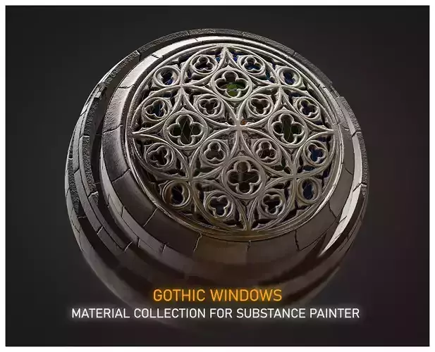 Gothic Windows Material Collection VOL1