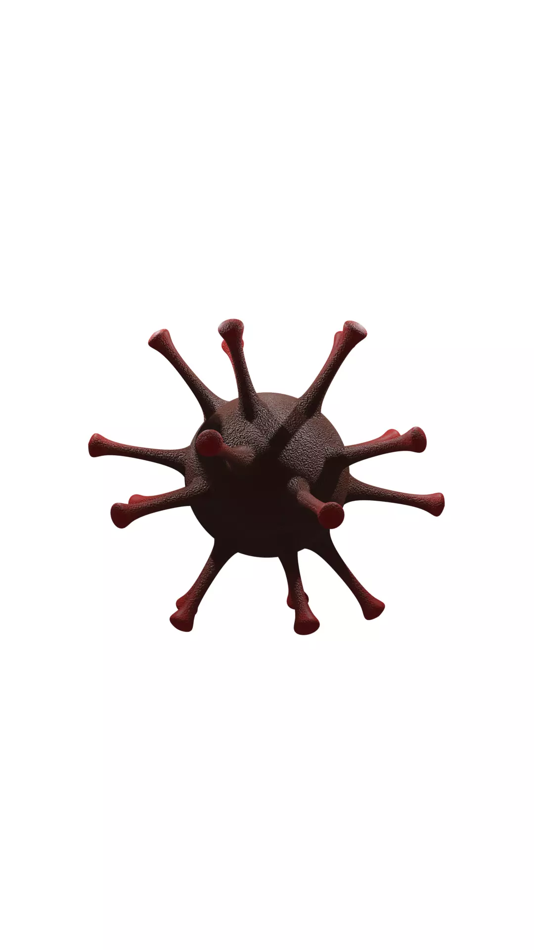Virus Low-poly 3D model_0