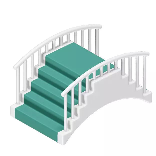 Kids Bridge Toy 3D model_0
