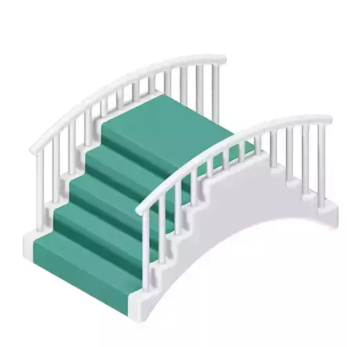 Kids Bridge Toy 3D model