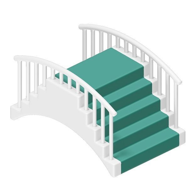 Kids Bridge Toy 3D model_2