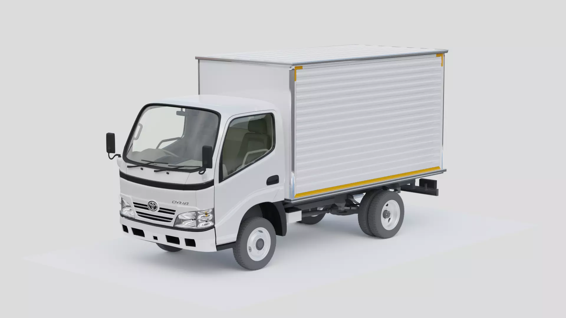 Toyota Dyna 1999 Low-poly 3D model_0