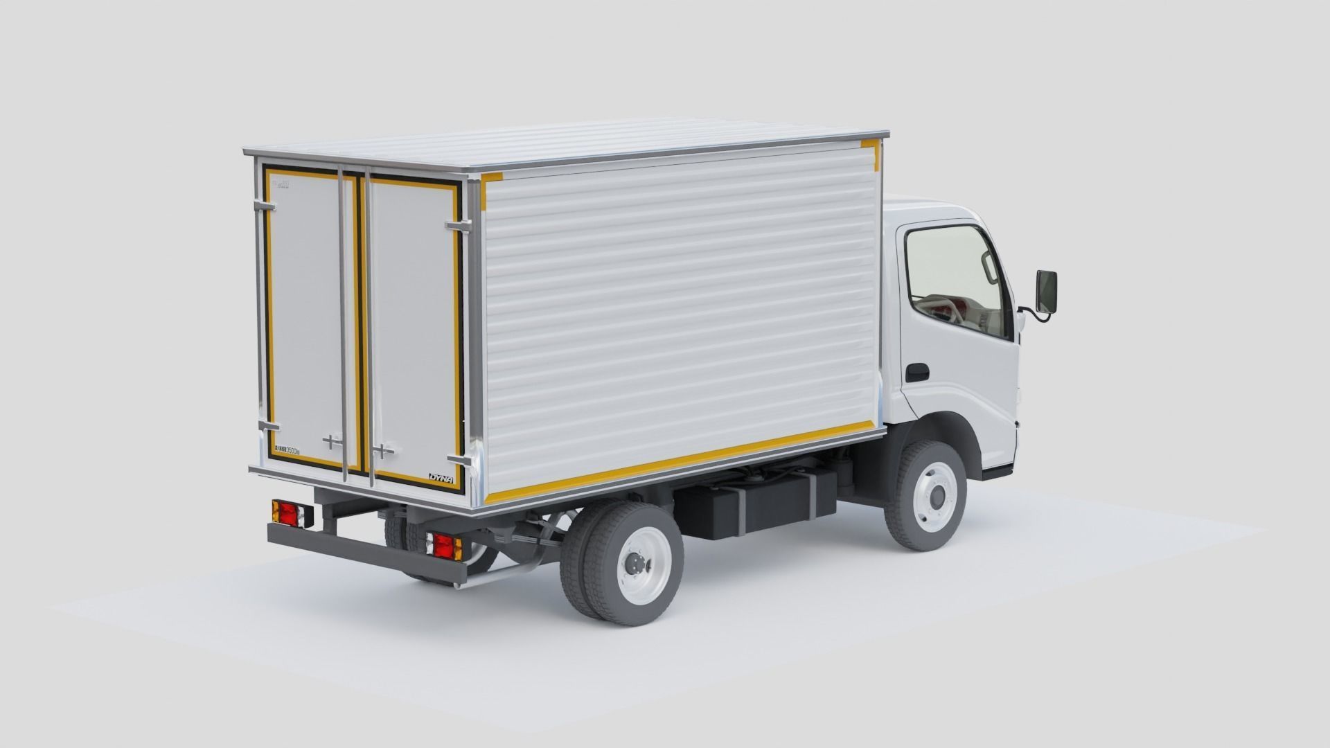 Toyota Dyna 1999 Low-poly 3D model_1
