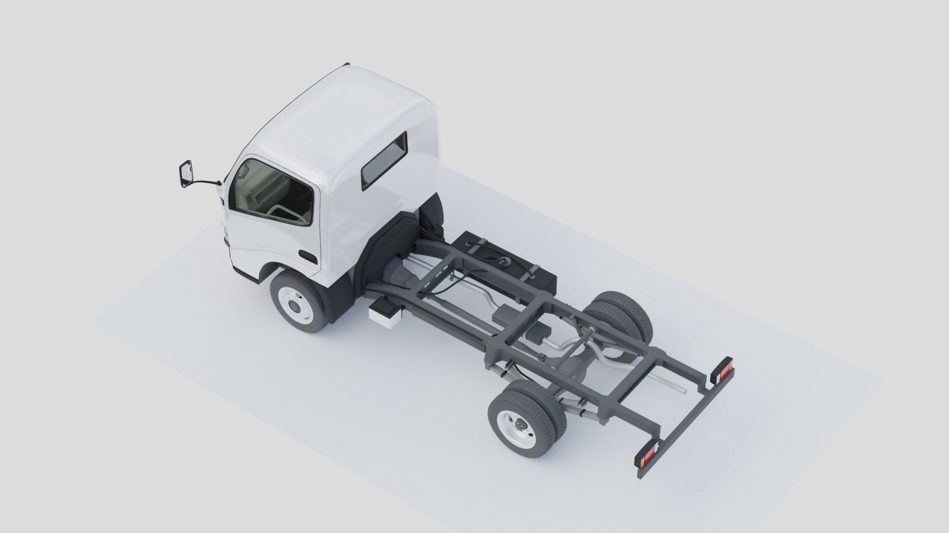 Toyota Dyna 1999 Low-poly 3D model_2