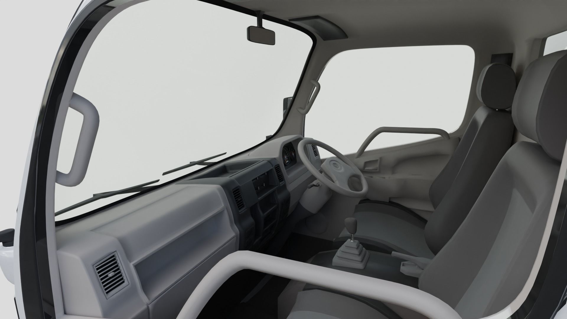 Toyota Dyna 1999 Low-poly 3D model_3
