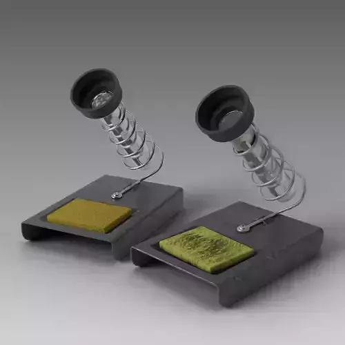 Soldering Iron Holder Low-poly 3D model