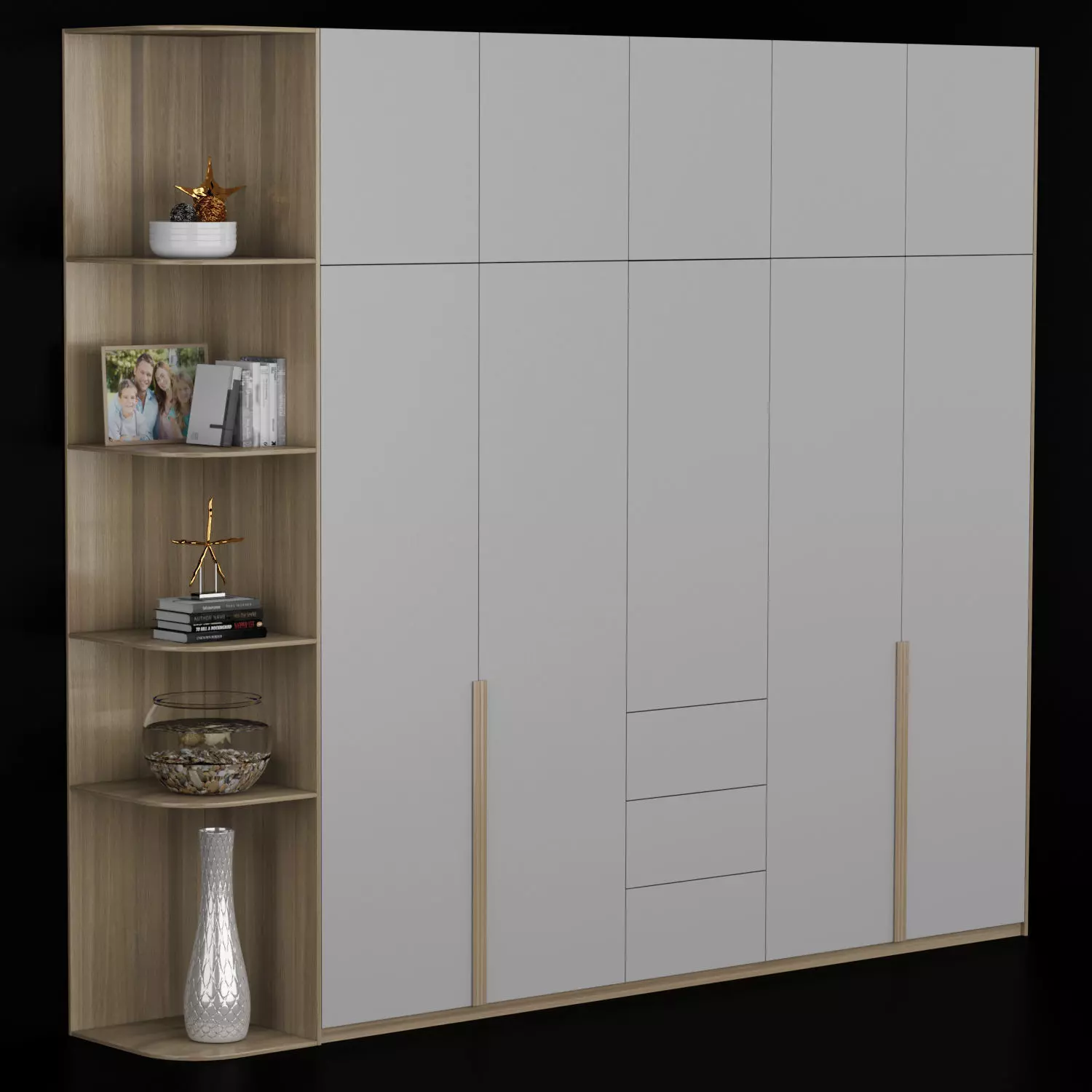 Furniture shelf 011 3D model_0