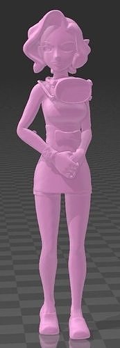 Palina pokemon trainer  3D print model