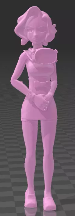 Palina pokemon trainer  3D print model_0