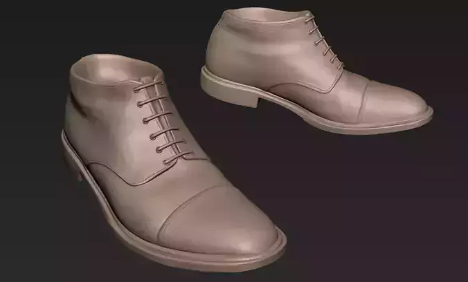 Footwear for 3d Printable Character 4