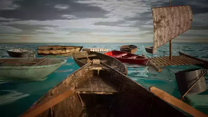 Boats Package 12 Assets