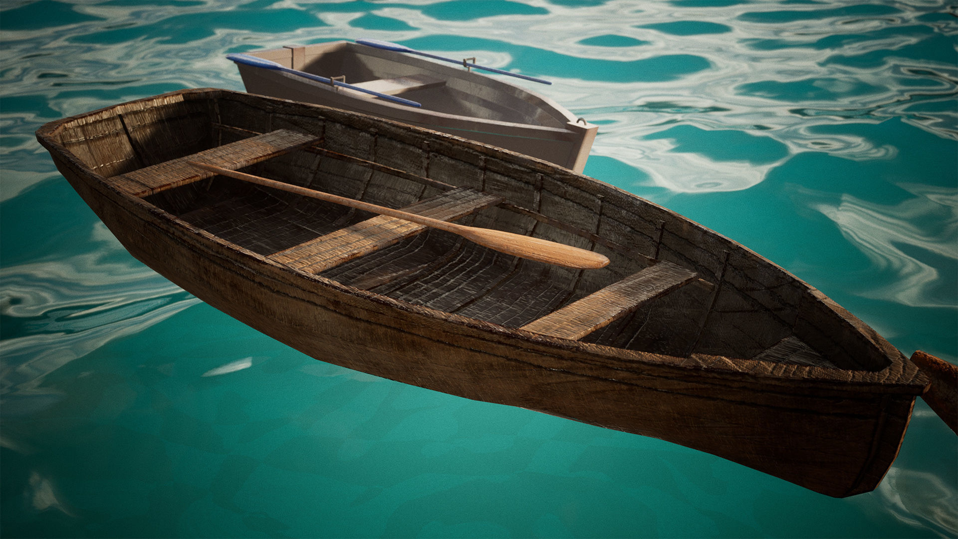 Boats Package 12 Assets Low-poly 3D model_6